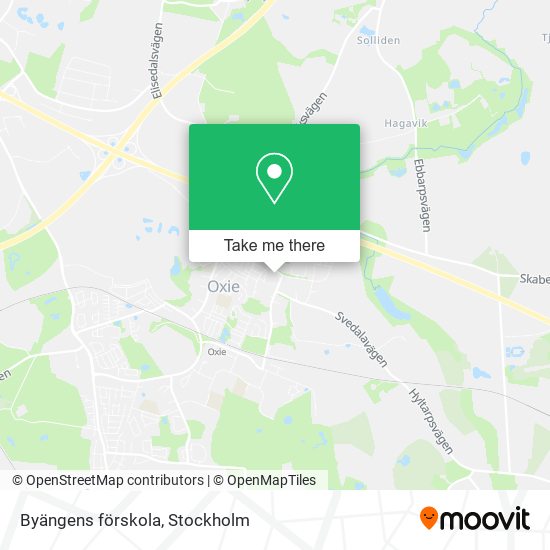 Byängens förskola map