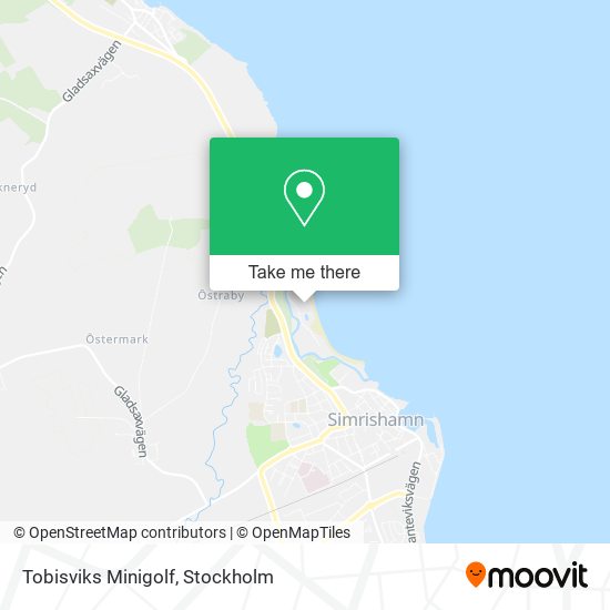 Tobisviks Minigolf map