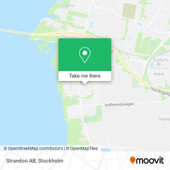 Strandoo AB map