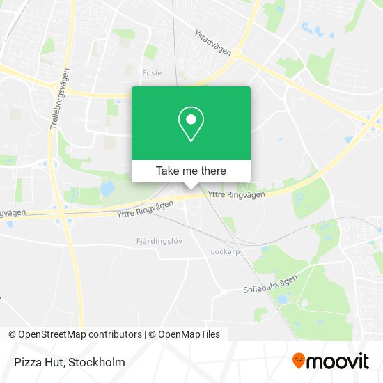 Pizza Hut map