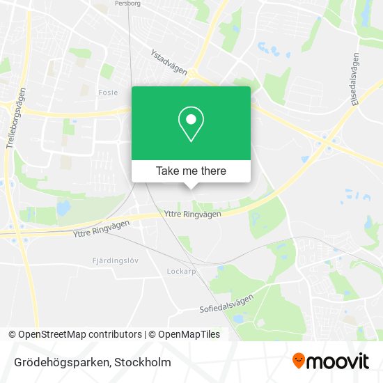Grödehögsparken map