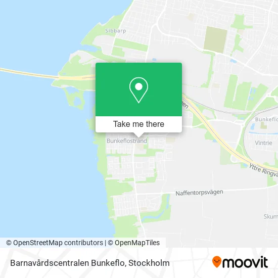 Barnavårdscentralen Bunkeflo map