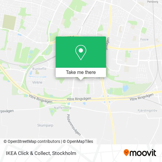 IKEA Click & Collect map