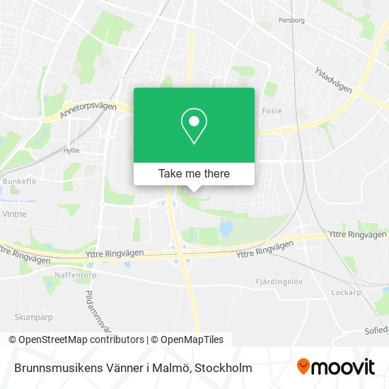 Brunnsmusikens Vänner i Malmö map