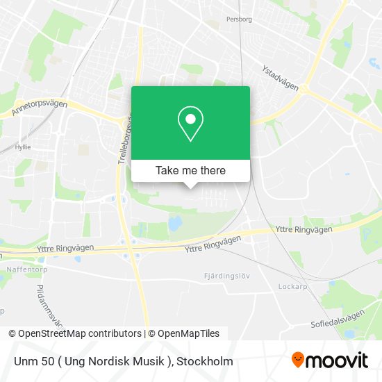 Unm 50 ( Ung Nordisk Musik ) map