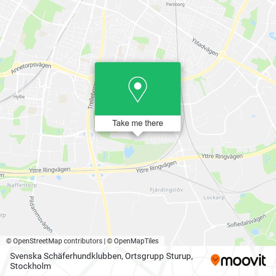 Svenska Schäferhundklubben, Ortsgrupp Sturup map