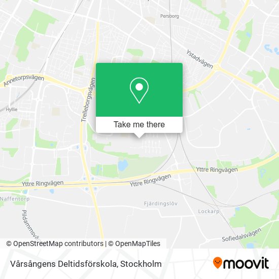 Vårsångens Deltidsförskola map