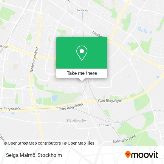 Selga Malmö map