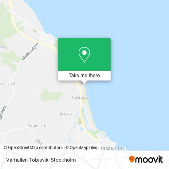 Vårhallen-Tobisvik map