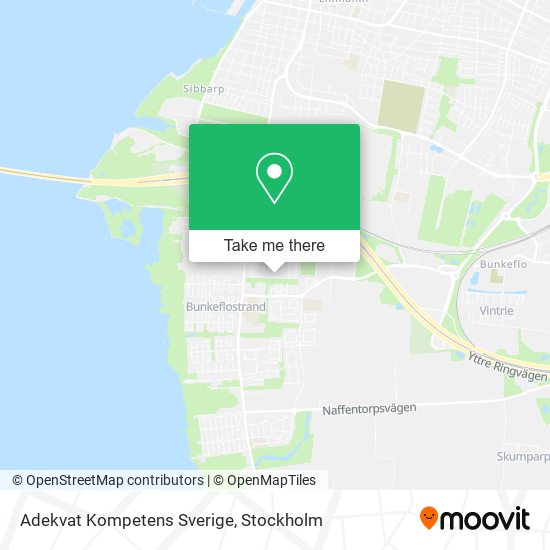 Adekvat Kompetens Sverige map