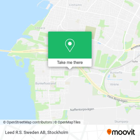 Leed R.S. Sweden AB map