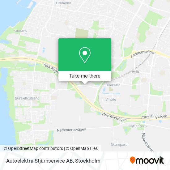 Autoelektra Stjärnservice AB map