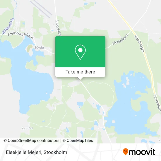 Elsekjells Mejeri map