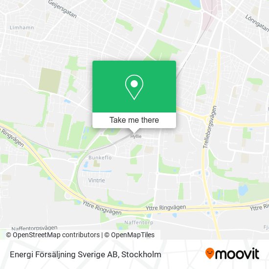 Energi Försäljning Sverige AB map