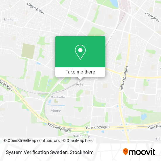 System Verification Sweden map