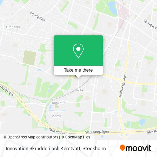 Innovation Skrädderi och Kemtvätt map