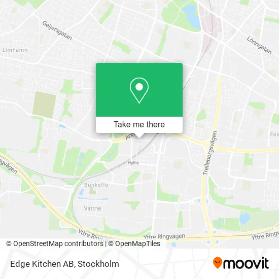 Edge Kitchen AB map