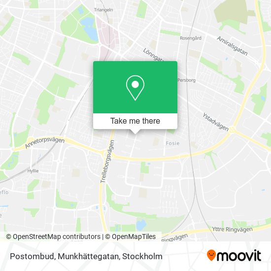 Postombud, Munkhättegatan map