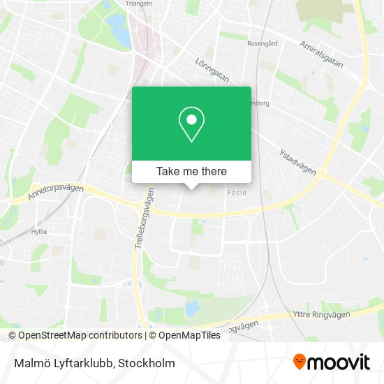Malmö Lyftarklubb map