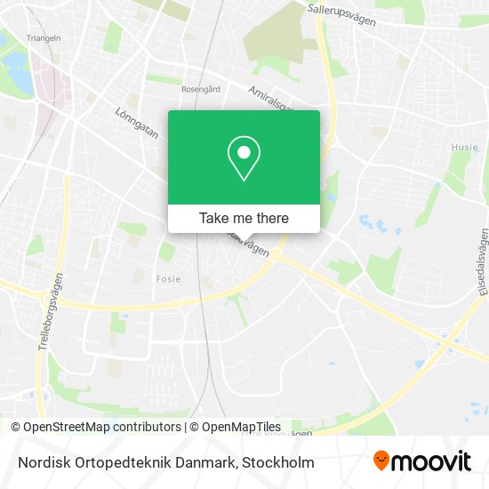 Nordisk Ortopedteknik Danmark map