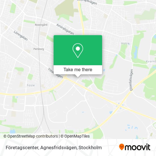 Företagscenter, Agnesfridsvägen map