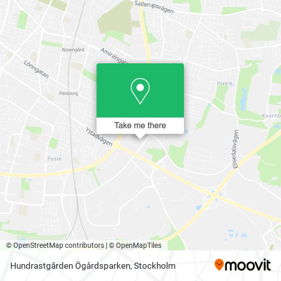 Hundrastgården Ögårdsparken map