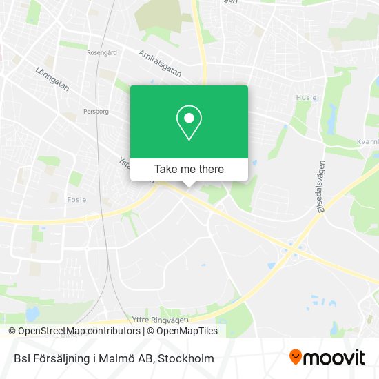 Bsl Försäljning i Malmö AB map