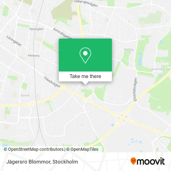 Jägersro Blommor map