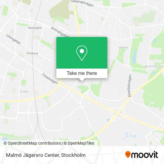 Malmö Jägersro Center map