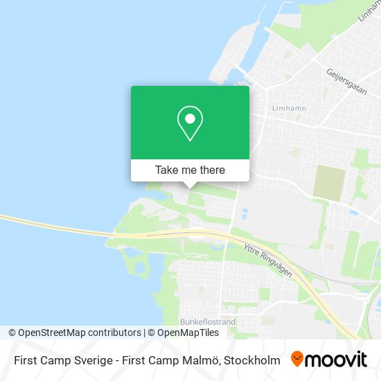 First Camp Sverige - First Camp Malmö map