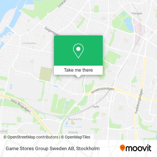 Game Stores Group Sweden AB map