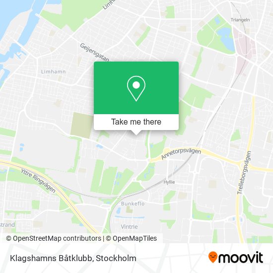 Klagshamns Båtklubb map