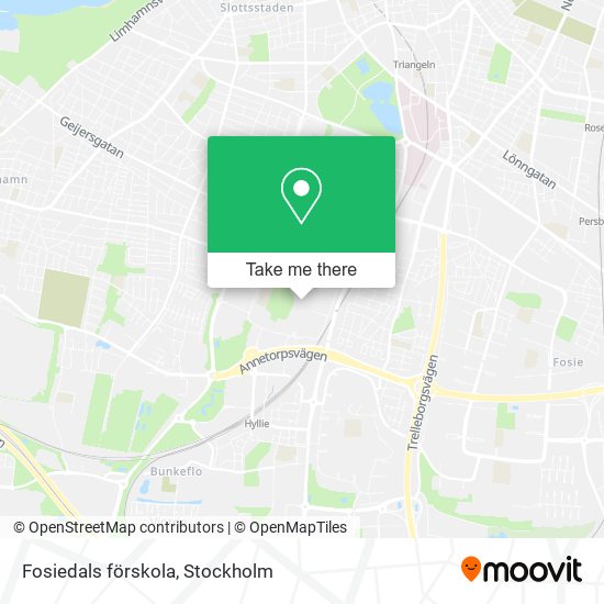 Fosiedals förskola map