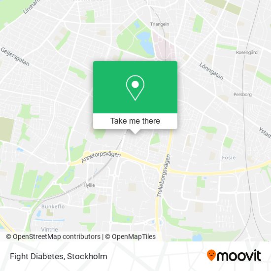 Fight Diabetes map