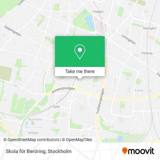 Skola för Beröring map