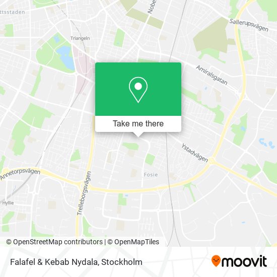 Falafel & Kebab Nydala map