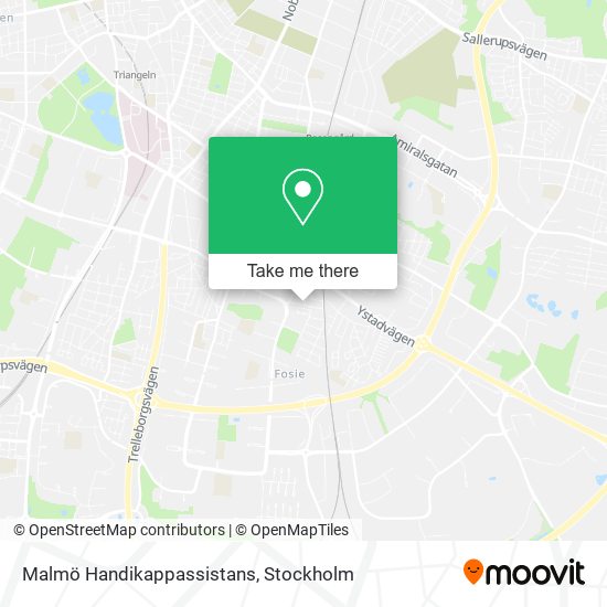 Malmö Handikappassistans map