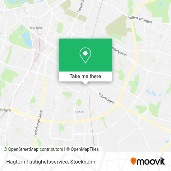 Hagtorn Fastighetsservice map