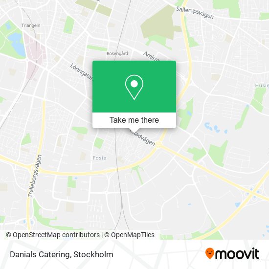 Danials Catering map