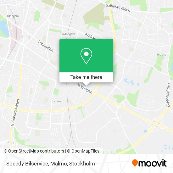 Speedy Bilservice, Malmö map