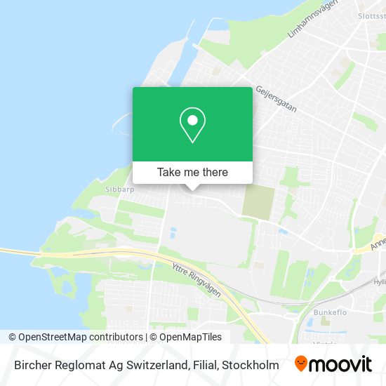 Bircher Reglomat Ag Switzerland, Filial map