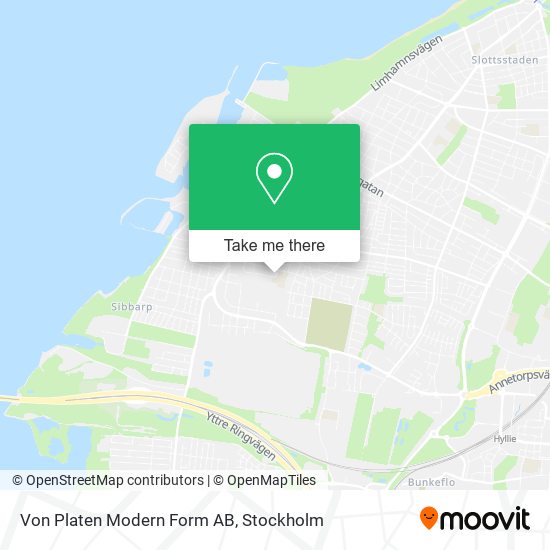 Von Platen Modern Form AB map