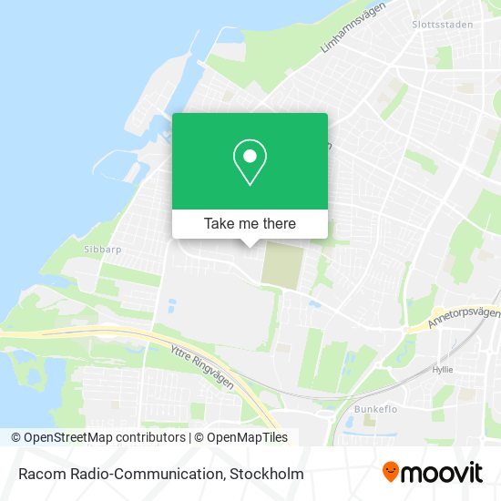 Racom Radio-Communication map