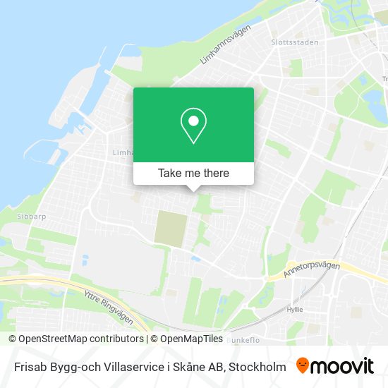 Frisab Bygg-och Villaservice i Skåne AB map