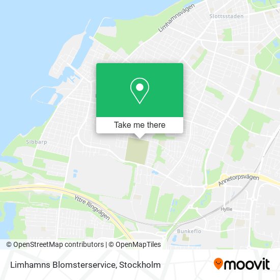 Limhamns Blomsterservice map