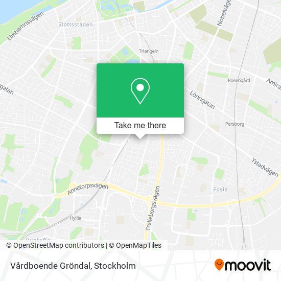 Vårdboende Gröndal map