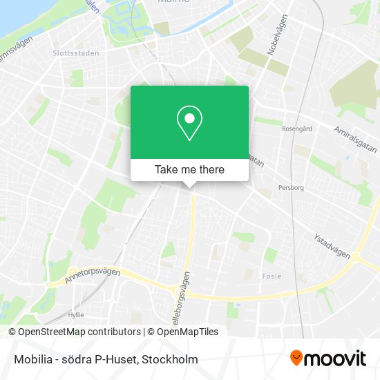 Mobilia - södra P-Huset map