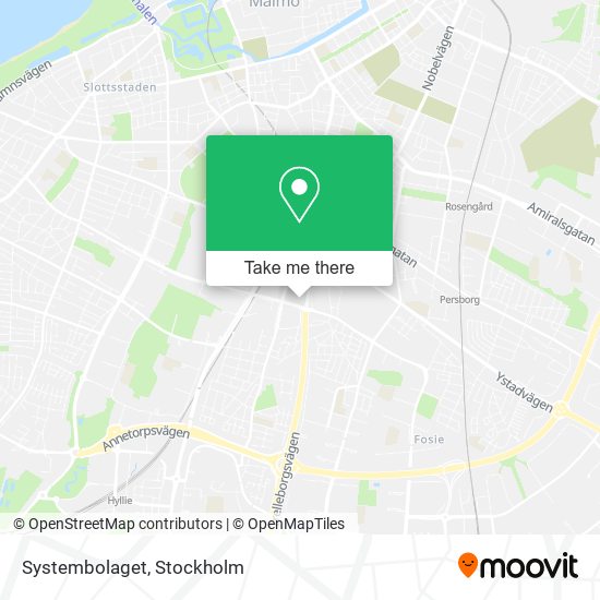 Systembolaget map