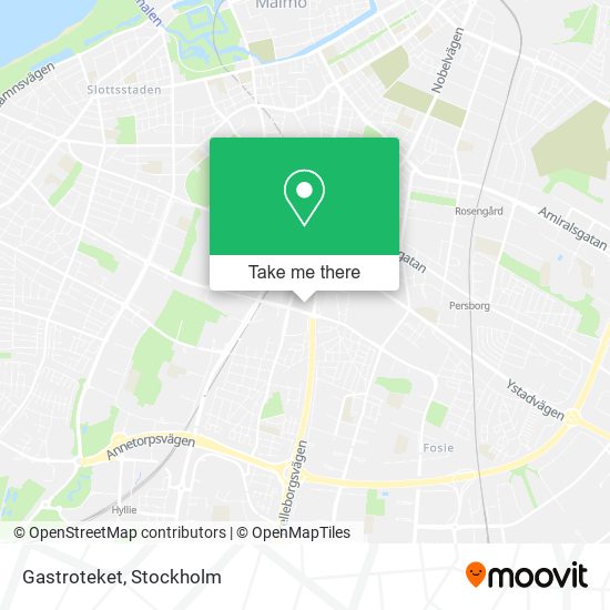 Gastroteket map