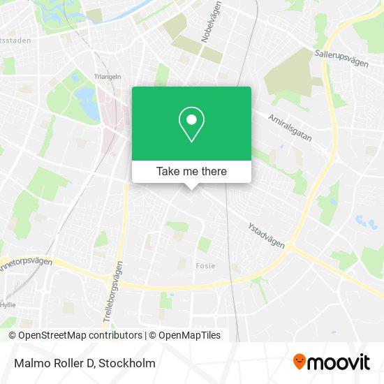 Malmo Roller D map
